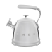 Чайник SMEG, стиль 50-х г.г., со свистком, 2.3 л, индикация уровня воды, цвет нержавеющая сталь Чайник SMEG, стиль 50-х г.г., со свистком, 2.3 л, индикация уровня воды, цвет нержавеющая сталь