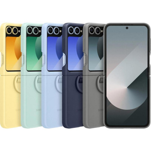 Чехол (клип-кейс) Samsung для Samsung Galaxy Z Flip6 Silicone Case Flip 6 (F741) желтый (EF-PF741TYEGRU)