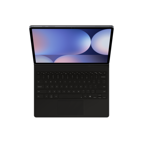 Чехол-клавиатура Samsung для Samsung Galaxy Tab S9+/S9 FE+/S10+ Book Cover Keyboard поликарбонат/полиуретан черный (EF-DX825UBRGRU)