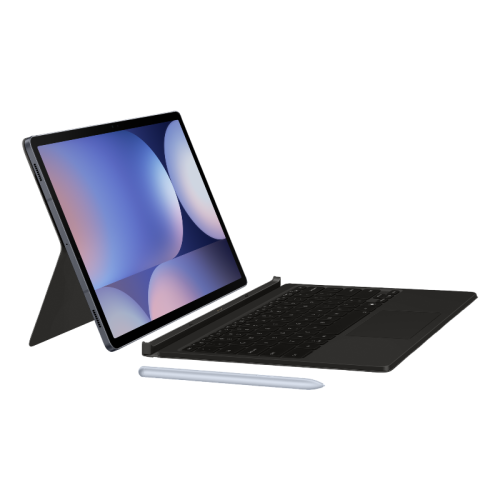 Чехол-клавиатура Samsung для Samsung Galaxy Tab S9+/S9 FE+/S10+ Book Cover Keyboard поликарбонат/полиуретан черный (EF-DX825UBRGRU)