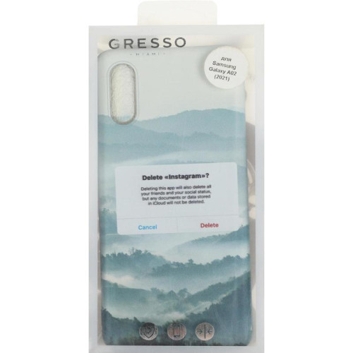 Чехол (клип-кейс) Gresso для Samsung Galaxy A02 Meridian зеленый (GR17AAAE8924)