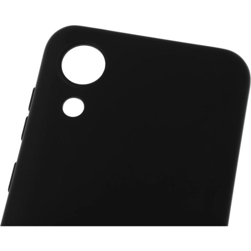 Чехол (клип-кейс) BoraSCO для Samsung Galaxy A03 Core Microfiber Case черный (40947)