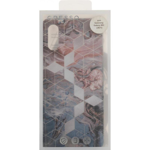 Чехол (клип-кейс) Gresso для Samsung Galaxy A02 Meridian золотистый/синий (GR17AAAE8918)