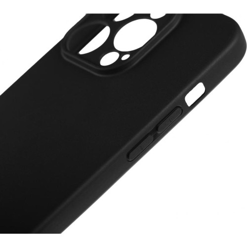 Чехол (клип-кейс) BoraSCO для Apple iPhone 15 Pro Silicone Case черный (72416)