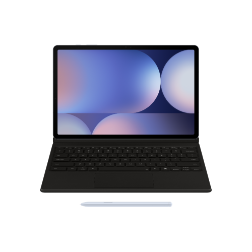 Чехол-клавиатура Samsung для Samsung Galaxy Tab S9+/S9 FE+/S10+ Book Cover Keyboard поликарбонат/полиуретан черный (EF-DX825UBRGRU)