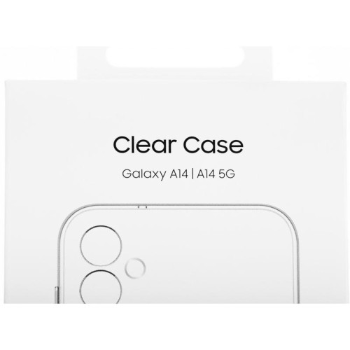 Чехол (клип-кейс) Samsung для Samsung Galaxy A14 Clear Case A14 прозрачный (EF-QA146CTEGRU)