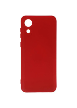 Чехол (клип-кейс) BoraSCO для Samsung Galaxy A03 Core Microfiber Case красный (40945)
