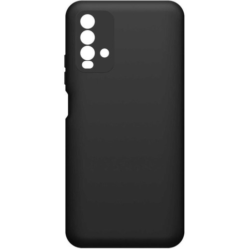 Чехол (клип-кейс) BoraSCO для Xiaomi Redmi 9t Silicone Case черный (39914)