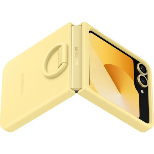 Чехол (клип-кейс) Samsung для Samsung Galaxy Z Flip6 Silicone Case Flip 6 (F741) желтый (EF-PF741TYEGRU)