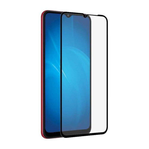Защитное стекло для экрана DF sColor-110 черный для Samsung Galaxy A02/A02s/A12/M12 1шт. (DF SCOLOR-110 (BLACK))