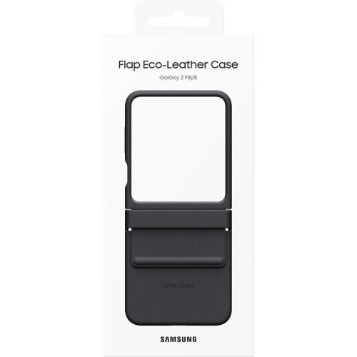 Чехол (клип-кейс) Samsung для Samsung Galaxy Z Flip5 Flap Eco-Leather Case B5 черный (EF-VF731PBEGRU) Чехол (клип-кейс) Samsung для Samsung Galaxy Z Flip5 Flap Eco-Leather Case B5 черный (EF-VF731PBEGRU)