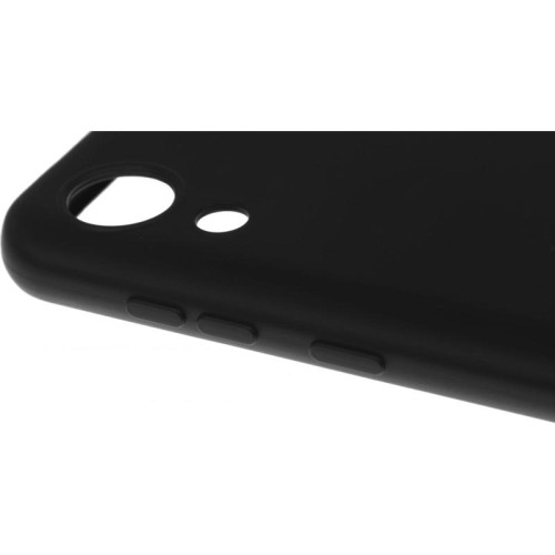 Чехол (клип-кейс) BoraSCO для Samsung Galaxy A03 Core Microfiber Case черный (40947)