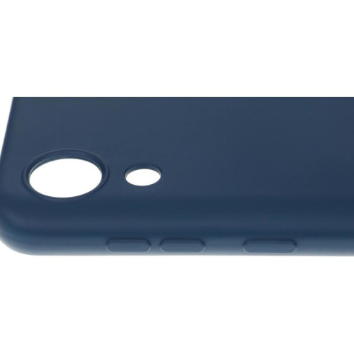 Чехол (клип-кейс) BoraSCO для Samsung Galaxy A03 Core Microfiber Case синий (40946)