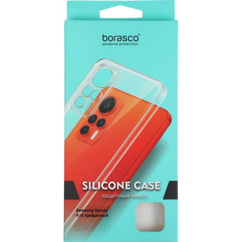 Чехол (клип-кейс) BoraSCO для Samsung Galaxy A15 Silicone Case прозрачный (72885)