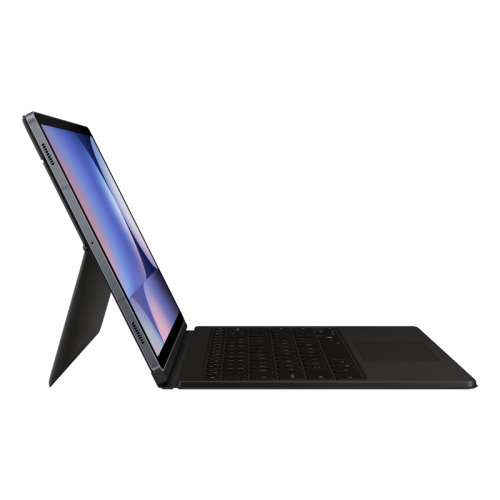 Чехол-клавиатура Samsung для Samsung Galaxy Tab S9+/S9 FE+/S10+ Book Cover Keyboard поликарбонат/полиуретан черный (EF-DX825UBRGRU)