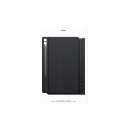 Чехол-клавиатура Samsung для Samsung Galaxy Tab S9+/S9 FE+/S10+ Book Cover Keyboard поликарбонат/полиуретан черный (EF-DX825UBRGRU)