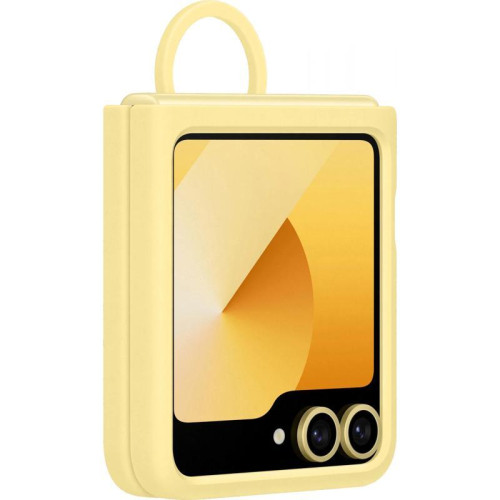 Чехол (клип-кейс) Samsung для Samsung Galaxy Z Flip6 Silicone Case Flip 6 (F741) желтый (EF-PF741TYEGRU)