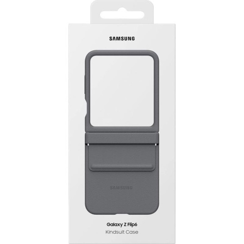 Чехол (клип-кейс) Samsung для Samsung Galaxy Z Flip6 Kindsuit Case Flip 6 (F741) серый (EF-VF741PJEGRU)