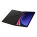 Чехол Samsung для Samsung Galaxy Tab S9+/S9 FE+/S10+ Smart Book Cover полиуретан черный (EF-BX810PBEGRU)