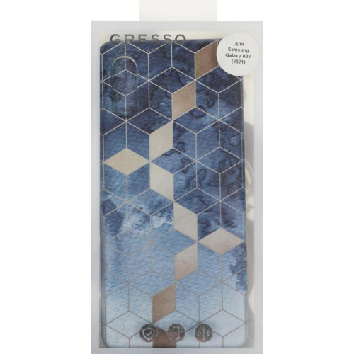 Чехол (клип-кейс) Gresso для Samsung Galaxy A02 Meridian синий (GR17AAAE8919)