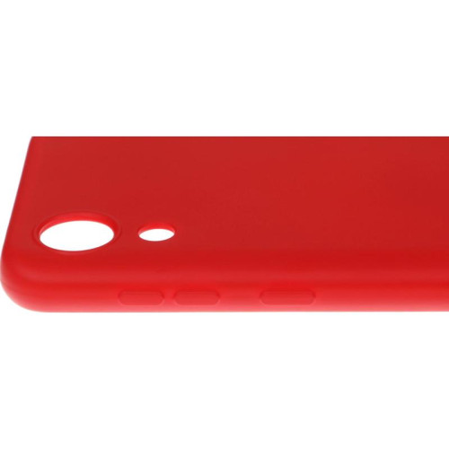 Чехол (клип-кейс) BoraSCO для Samsung Galaxy A03 Core Microfiber Case красный (40945)