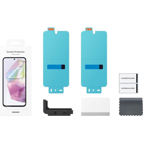 Защитная пленка для экрана Samsung прозрачный для Samsung Galaxy A35 прозрачная 2шт. (EF-UA356CTEGRU) Защитная пленка для экрана Samsung прозрачный для Samsung Galaxy A35 прозрачная 2шт. (EF-UA356CTEGRU)