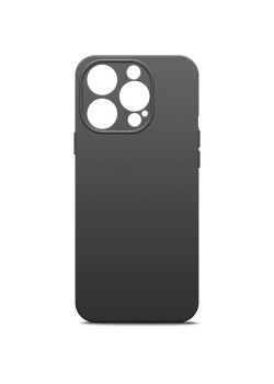 Чехол (клип-кейс) BoraSCO для Apple iPhone 15 Pro Silicone Case черный (72416)