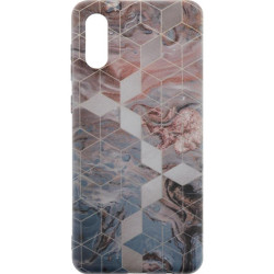 Чехол (клип-кейс) Gresso для Samsung Galaxy A02 Meridian золотистый/синий (GR17AAAE8918)