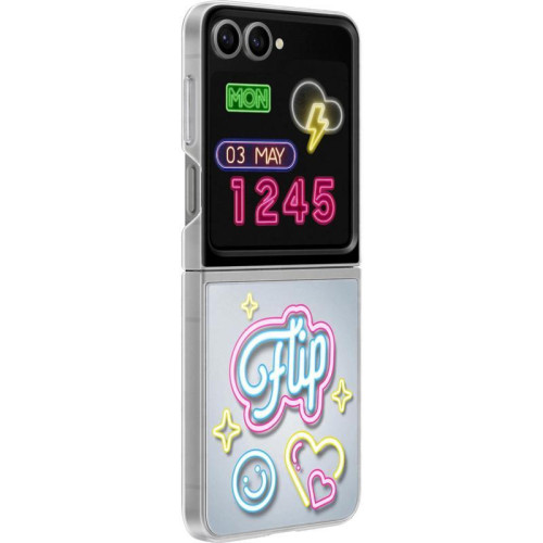 Чехол (клип-кейс) Samsung для Samsung Galaxy Z Flip6 Flipsuit Case Flip 6 (F741) прозрачный/прозрачный (EF-ZF741CTEGRU)