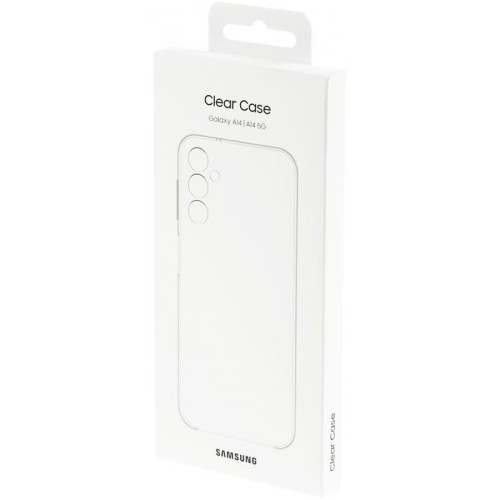 Чехол (клип-кейс) Samsung для Samsung Galaxy A14 Clear Case A14 прозрачный (EF-QA146CTEGRU)
