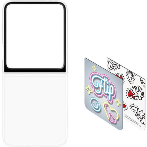 Чехол (клип-кейс) Samsung для Samsung Galaxy Z Flip6 Flipsuit Case Flip 6 (F741) прозрачный/прозрачный (EF-ZF741CTEGRU)