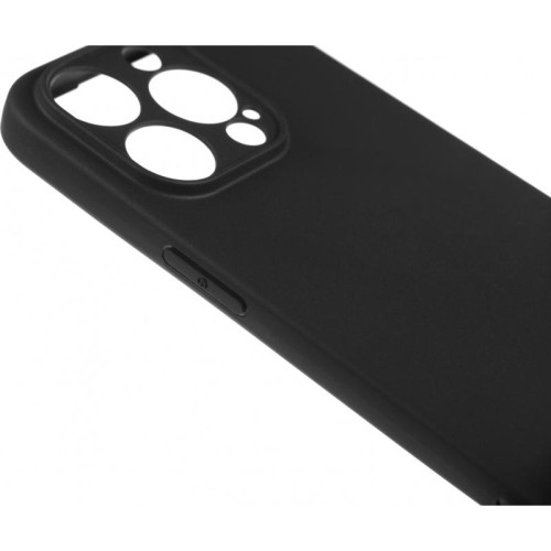 Чехол (клип-кейс) BoraSCO для Apple iPhone 15 Pro Silicone Case черный (72416)