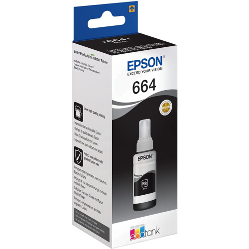 Чернила/ Epson 664 EcoTank  Black