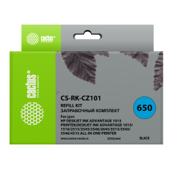 -/ Заправочный набор Cactus CS-RK-CZ101 черный 2x30мл для HP DJ 2515/3515