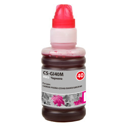 -/ Чернила Cactus CS-GI40M пурпурный 70мл для Canon Pixma G5040/G6040/GM2040