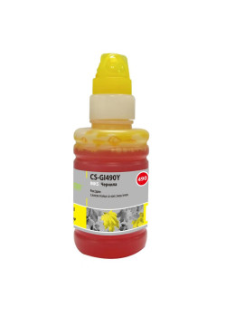 Чернила Cactus GI-490 желтый, 100 мл, для Canon Pixma G1400/G2400/G3400 (CS-GI490Y)