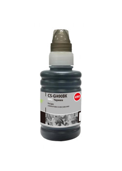 Чернила Cactus GI-490 черный пигментный, 100 мл, для Canon Pixma G1400/G2400/G3400 (CS-GI490BK)