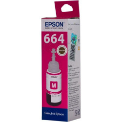 Чернила Epson 664 (аналог C13T66434A)  пурпурный, 70 мл, для Epson L100