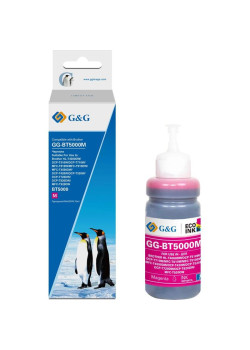Чернила G&G GG-BT5000M пурпурный70мл для Brother HL-T4000DW, DCP-T510W, DCP-T710W, MFC-T810W, MFC-T910DW, MFC-T4500DW, DCP-T420W, DCP-T520W, DCP-T720DW, DCP-T820DW, MFC-T920DW