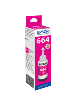 Чернила Epson 664 (аналог C13T66434A)  пурпурный, 70 мл, для Epson L100