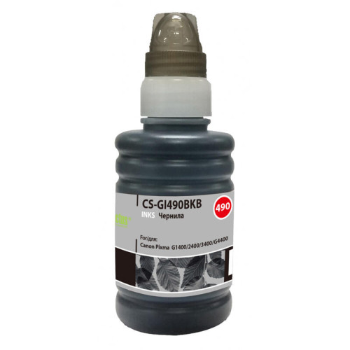 -/ Чернила Cactus CS-GI490BKB GI-490 черный 100мл для Canon Pixma G1400/G2400/G3400 -/ Чернила Cactus CS-GI490BKB GI-490 черный 100мл для Canon Pixma G1400/G2400/G3400