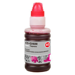 -/ Чернила Cactus CS-GI40M пурпурный 70мл для Canon Pixma G5040/G6040/GM2040