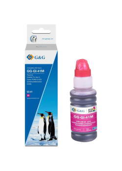 Чернила G&G GG-GI-41M пурпурный 140мл для Canon PIXMA G1420/G2420/G2460/G3420/G3460