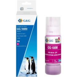 Чернила G&G GG-108M C13T09C34A пурпурный70мл для Epson Ecotank L8050/L18050