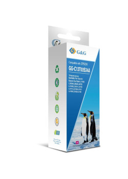 Чернила G&G GG-C13T00S34A 103M пурпурный, 70 мл, для Epson L1110/L3151/L3100/L3101/L3110/L3150