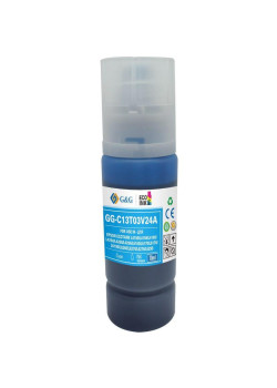 Чернила G&G GG-C13T03V24A 101C голубой, 70 мл, для Epson L4150/L4160/L6160/L6170