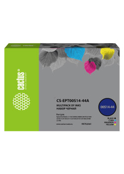 -/ Чернила Cactus CS-EPT00S14-44A 103 многоцветный набор 4x70мл для Epson L1110 Ecotank/L3100/L3101/L31