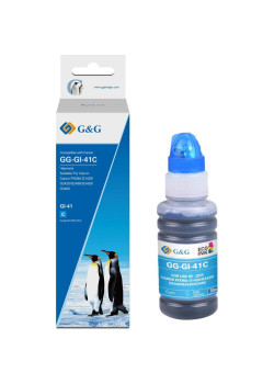 Чернила G&G GG-GI-41C голубой 140мл для Canon PIXMA G1420/G2420/G2460/G3420/G3460