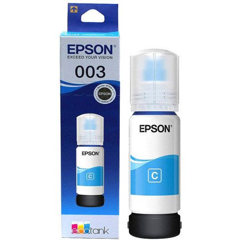 Чернила/ Epson 003 EcoTank Ink Cyan 65ml Чернила/ Epson 003 EcoTank Ink Cyan 65ml