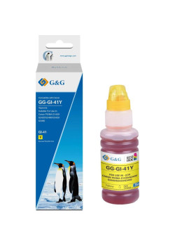 Чернила G&G GG-GI-41Y желтый 140мл для Canon PIXMA G1420/G2420/G2460/G3420/G3460